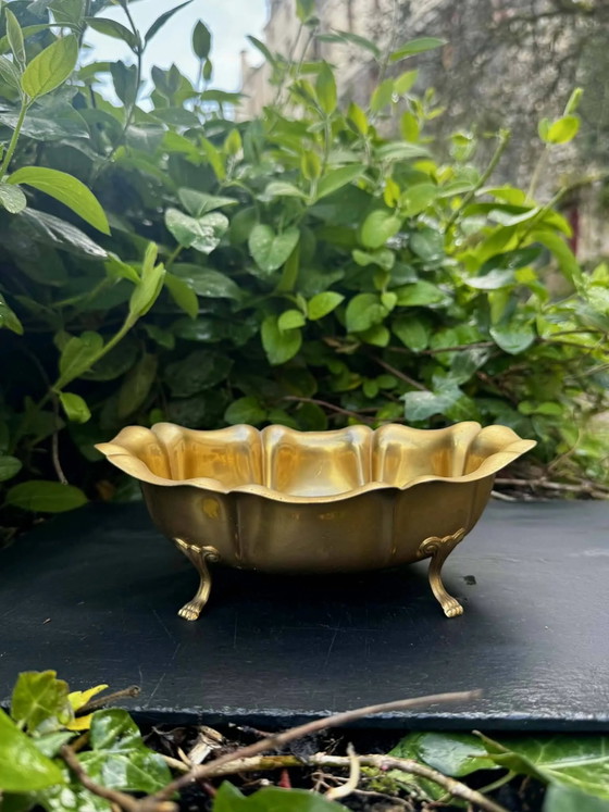 Bandeja de centro de mesa de latón estilo Luis XV. – Cuencos, Brass, Art Deco (photo 5 of 9)