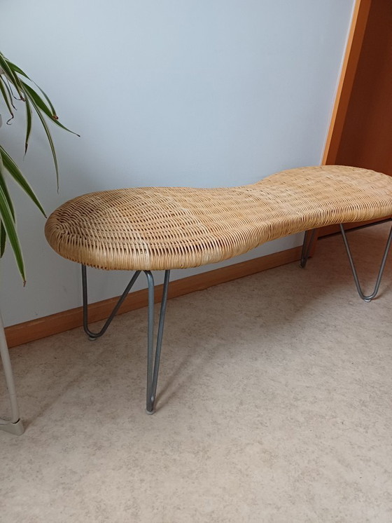 Image 1 of Vintage Ikea peanut bench