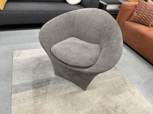 Label Ace fauteuil Stof grijs 