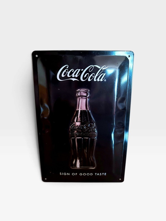 5 x Coca-Cola Signs / Curved Advertising Signs / No enamel, Wall decoration, Metal, Multi Color (photo 6 of 7)