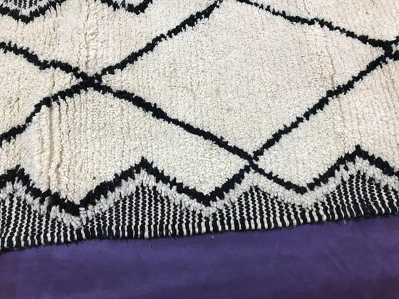 Handgemaakt zwart-wit wollen loper tapijt op maat 75/300 cm – Aime Té, Vloerkleden en tapijten, Wool (photo 5 of 7)