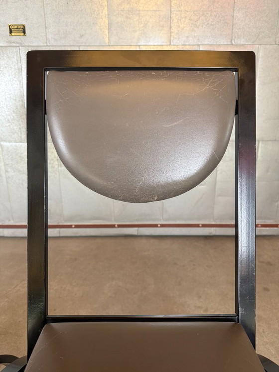 KFF Sinus chair, Karl Friedrich Förster (disponibilità: 3) – Sedie da pranzo, Pelle, Metallo (photo 7 of 17)