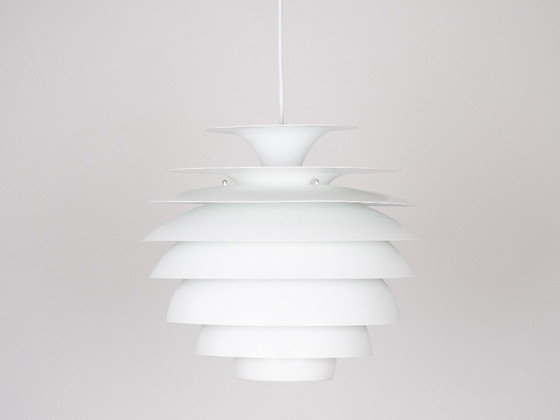 Image 1 of Lampada a sospensione vintage danese Barcelona di Bent Karlby, Lyfa, anni '60
