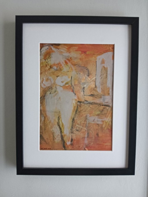 Nude model in studio