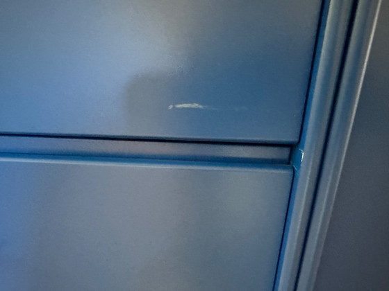 Image 1 of 4x blauwe kastjes van Montana (2 x deurtjes en 2 x laden)