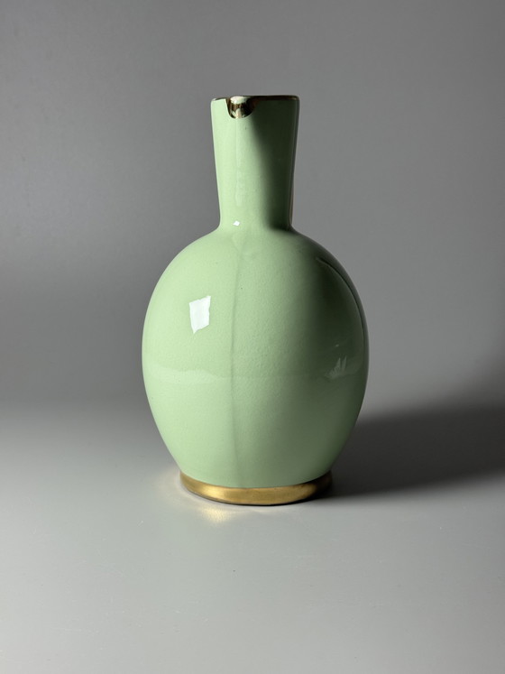 Image 1 of Jarra Boch Frères La Louvière Art Déco de loza, cerámica belga, años 30