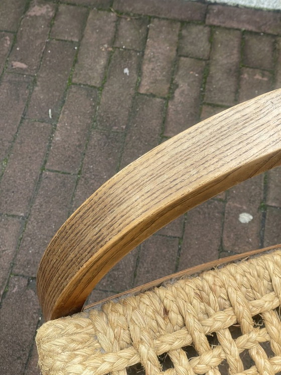 Image 1 of Fauteuil Bas van Pelt 1936 -chaise corde audoux minet