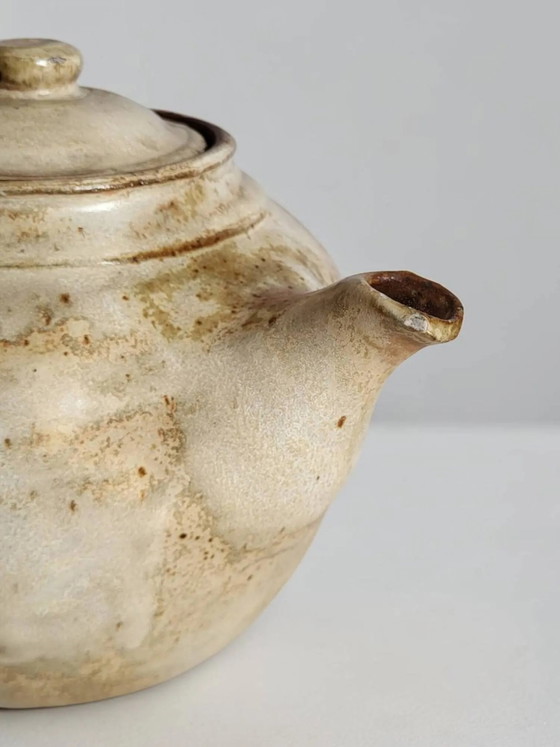Glazed stoneware teapot – Hervé Rousseau, Atelier de Boisbelle, La Borne – Kitchen accessories, Porcelain (photo 5 of 12)