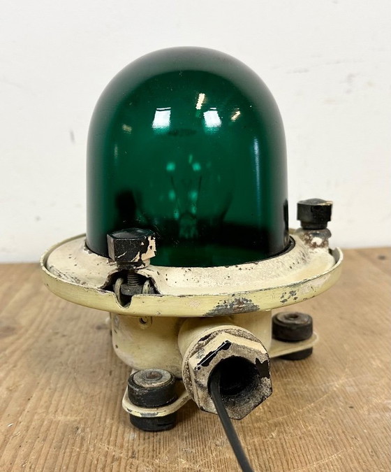 Image 1 of Lampada da soffitto o da parete vintage beige a forma di nave sovietica, anni '60