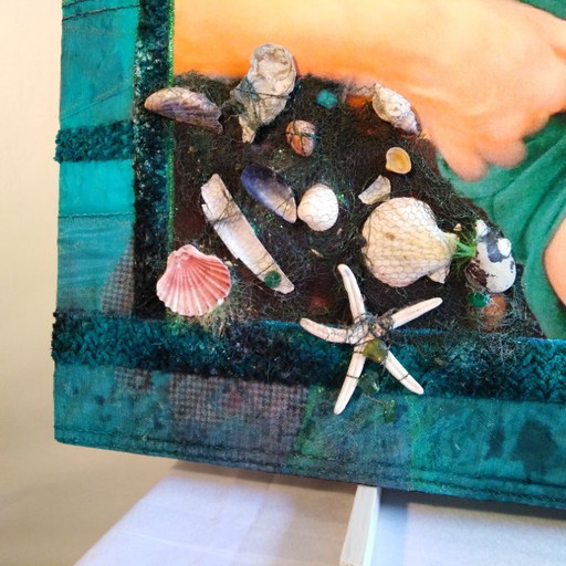 After the Bath; painting, directly from the artist