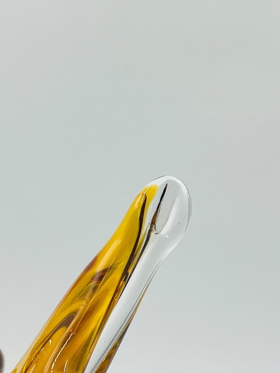 Grand vase sculptural par Flavio Poli pour Seguso, Seguso Murano, Verre, Marron, Modern (photo 11 sur 13)