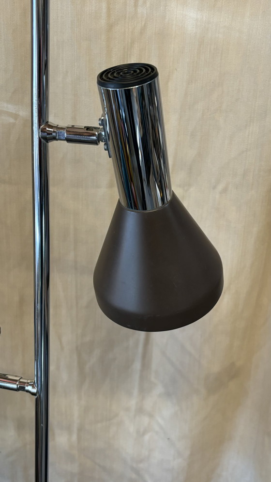 Image 1 of Vintage verchroomde vloerlamp