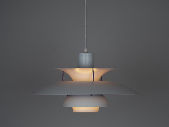 Pair of 2 PH 5 Pendant Lamps by Poul Henningsen, Louis Poulsen – Aluminium (photo 2 of 12)