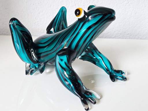 Stilisierter Frosch – Glas