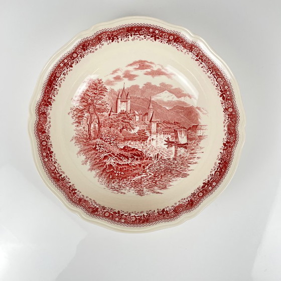 Image 1 of "Burgenland" salad bowl, Villeroy & Boch, red