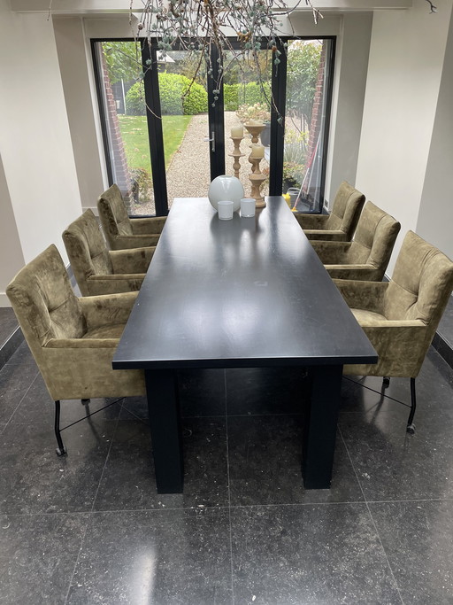 6 sedie da pranzo di design