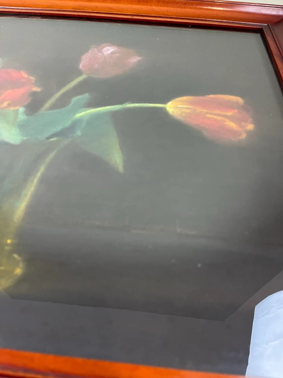 Mazzo di tulipani – Dipinti e disegni, Legno, Vetro (photo 3 of 9)