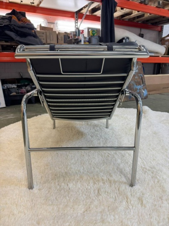 Image 1 of Gabrielle Mucchi Zanotta Genni Loungestoel Ottoman Vintage