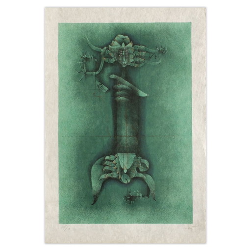 Frédéric BOUCHE Regard syncopé Litografia firmata