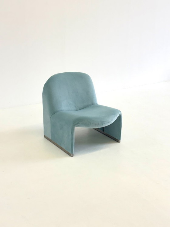 Anonima Castelli Alky Fauteuil en Velours Bleu Bébé – Textile (photo 5 of 14)