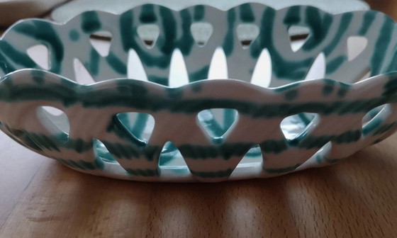 Image 1 of Ciotola a cestino Gmundner Keramik con apertura, fiammata