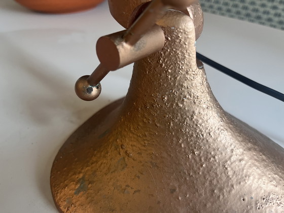 Image 1 of Pols Potten tafellamp bureaulamp koper 