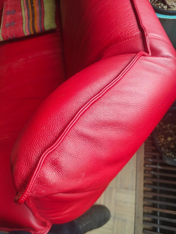 Image 1 of Leolux tango 2 pers pelle rossa