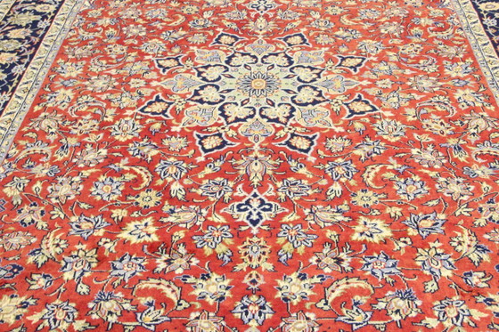 Image 1 of Original Perserteppich Keschan,Kashan Rot 365x 247 cm Top Zustand Klassik Alt