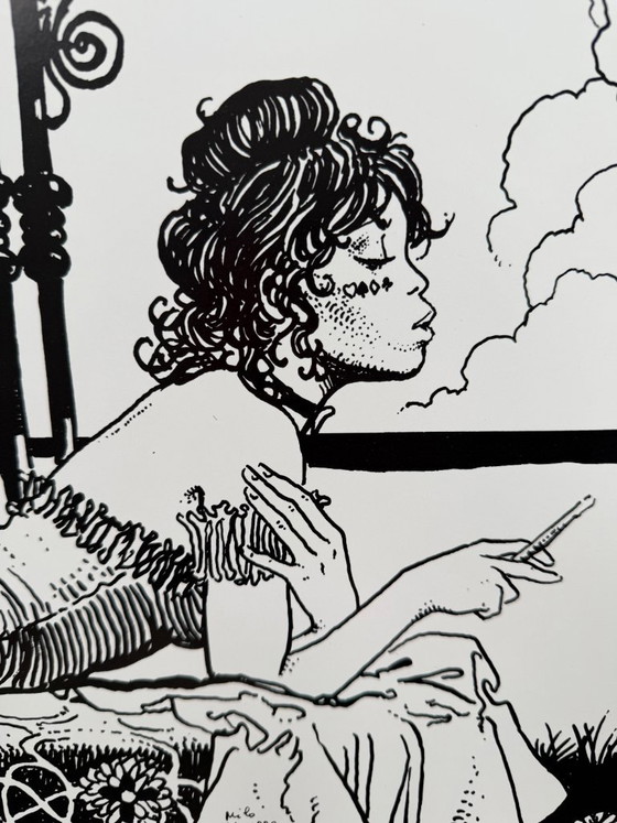 Milo Manara, Dedicated to Corto Maltese, Stampa A.C. Grafiche... – Stampe artistiche, Carta (photo 9 of 10)