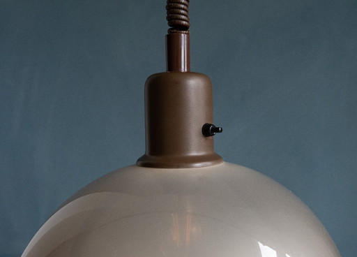 Vintage Brown Herda mushroom Pendant Lamp