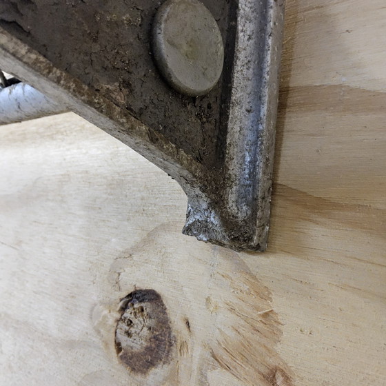 Image 1 of 4x Vintage 70s NS Hondekop (Mat 54) bagagerekken treincoupe / wandkapstok/ hoedenrek