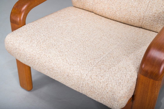 Image 1 of Sedie e ottomane danesi moderne di metà secolo in teak di HS Design, anni Sessanta, set di 3