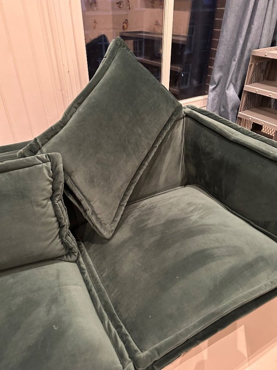 Image 1 of Berry sofa in pure emerald green