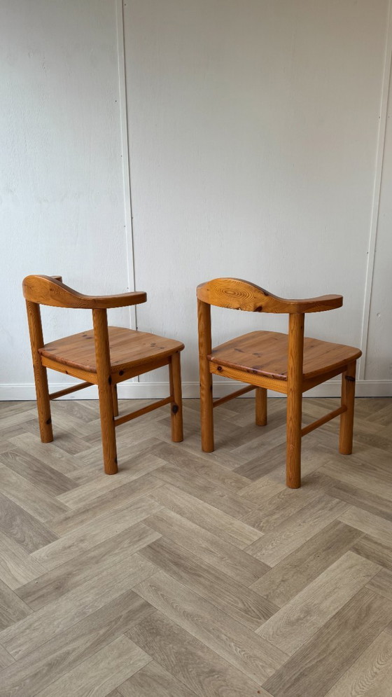 Image 1 of 4 chaises vintage de style Daumiller