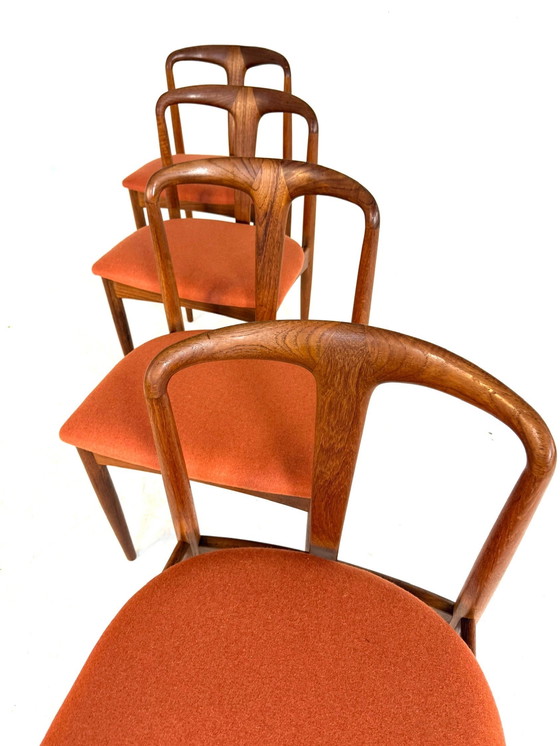 Image 1 of 4x sedie da pranzo restaurate "Juliane", Johannes Andersen '60