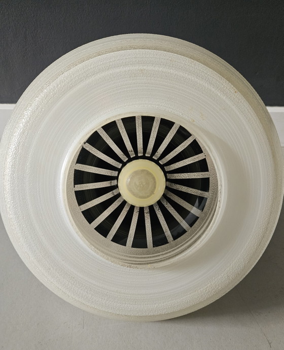 Image 1 of Skandinavische Glaspendelleuchte, Mid-Century Modern der 1960er Jahre
