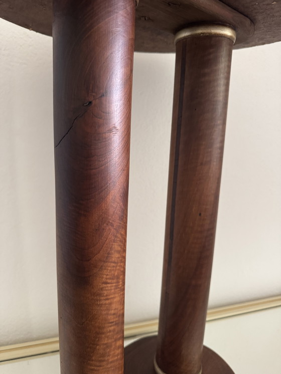 Image 1 of Art Deco houten tafel op voet