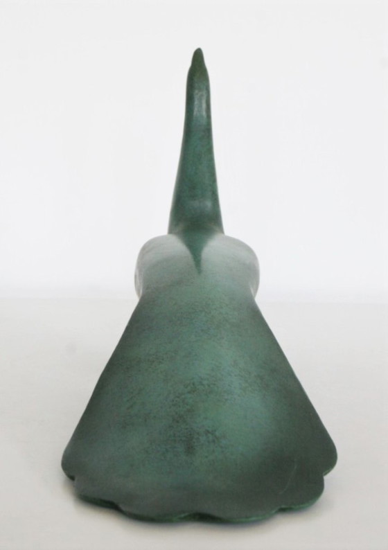 Image 1 of Kome Jiichi (Japon 1896-1985) paon en bronze
