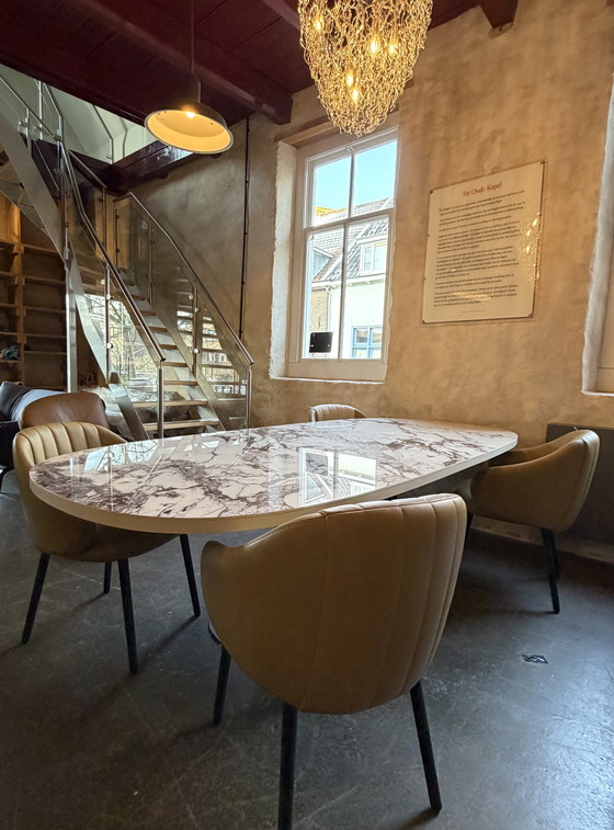 Image 1 of Sedie da pranzo Leolux Baani (4) NW €6380,-