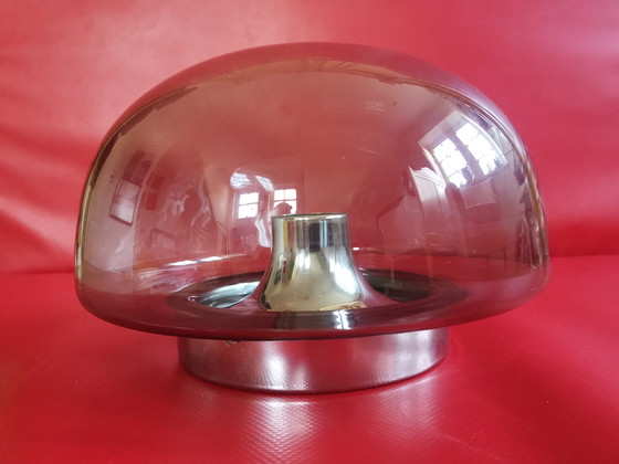 Image 1 of Lámpara de pared estilo era espacial de los años 70 de Glashütte Limburg.