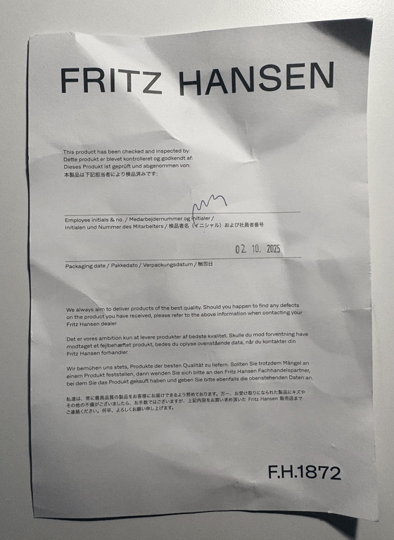 Image 1 of Grand Prix - set of 3 chairs - Arne Jacobsen - Fritz Hansen