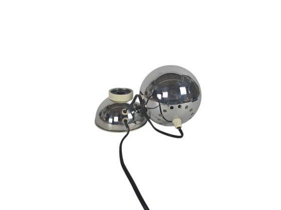 Image 1 of Goffredo Reggiani - Augapfel-Lampe - Chrom - 1960er Jahre