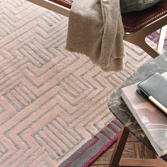 Brink en Campman Rug TB Kimno Pink 170 x 240, Brink & Campman, Rugs & carpets, Wool, Silver (photo 3 of 11)