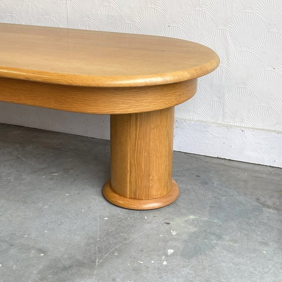 Image 1 of Organic Shaped Wooden Coffee Table Vintage Oak