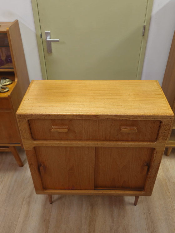 Image 1 of Vintage Silkeborg Armadio Cassettiera Porte scorrevoli Armadio