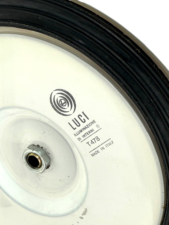 Image 1 of Verchromter Hollywood-Regency-Tischlampenfuß, Luci Milano Italien, 1970er Jahre