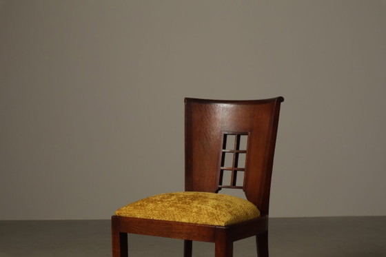 Image 1 of Set of six Art Deco dining chairs, circa 1930