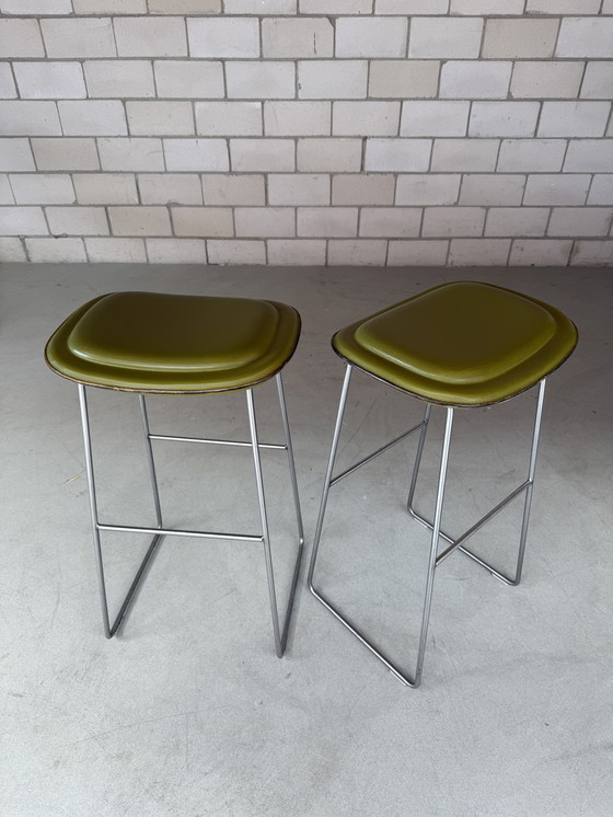 Image 1 of 2x Taburete de bar Cappellini Hi Pad de Jasper Morrison