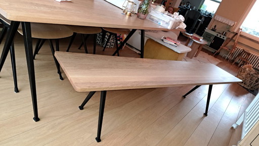 Hay - Pyramid Table and Bench + 3 Chairs Result