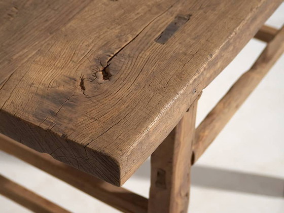 Mesa consola de vestíbulo antigua (c.1920) #2, Madera, Marrón, Rustic (foto 22 de 29)
